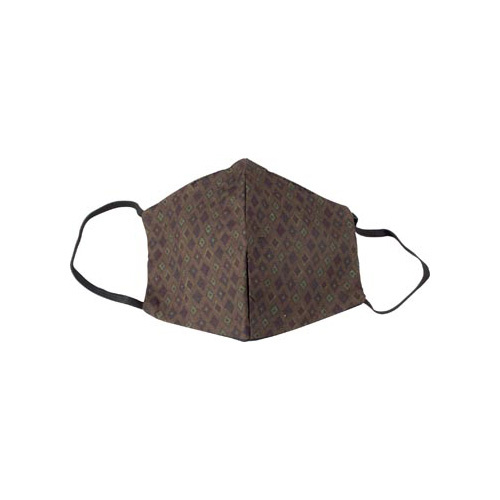 Merkloos Wasbaar mondmasker, green kites motief, maat: heren, pak van 5 stuks