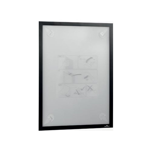 Durable Durable Duraframe Wallpaper zelfklevend kader A3, zwart