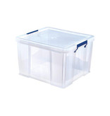 Bankers Box Bankers Box opbergdoos 48 liter, transparant blauwe