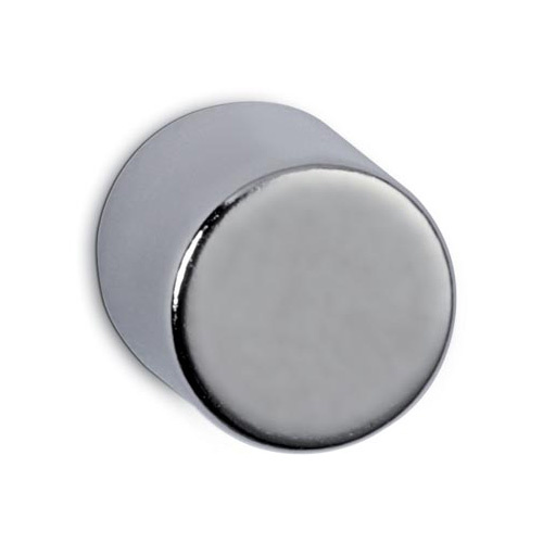 Maul MAUL neodymium cylinder magneet, ft 10x10x10 mm, trekkracht 4 kg, zilver, blister van 4 stuk
