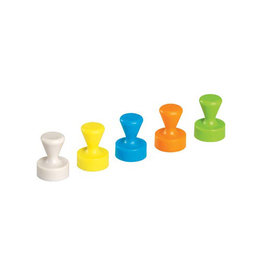 Maul Maul neodymium kegelmagneet, 12 mm, trekkracht 1,5kg, voor whitebord, assorti pastel, blister van 10 stuk