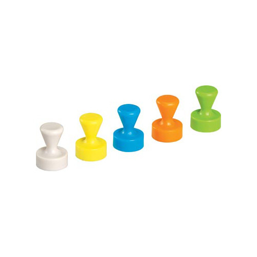 Maul Maul neodymium kegelmagneet, 12 mm, trekkracht 1,5kg, voor whitebord, assorti pastel, blister van 10 stuk