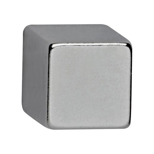 Maul MAUL neodymium kubusmagneet 10 x 10 x 10 mm, trekkracht 3,8 kg, zilver, blister van 4 stuks
