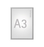 Maul MAUL clicklijst standaard, lijst 25mm A3, zilverkleurig posterframe