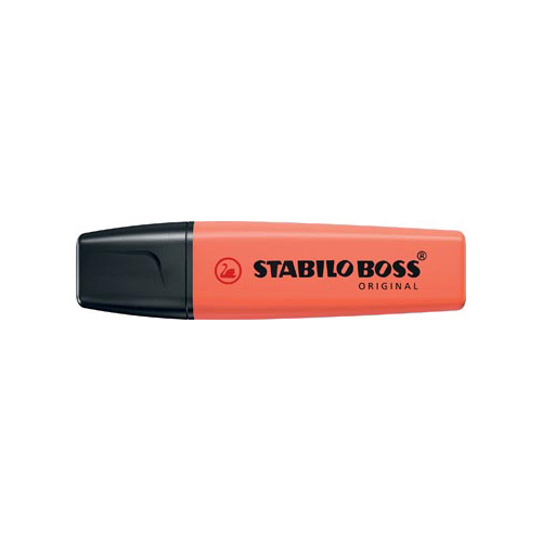 Stabilo STABILO BOSS ORIGINAL Pastel markeerstift, coral-red