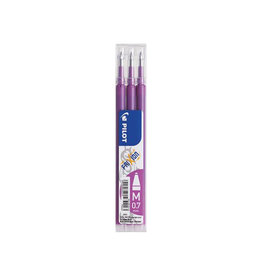 Pilot Pilot vulling voor Frixion Ball en Frixion ball clicker paars, doosje met 3 stuks