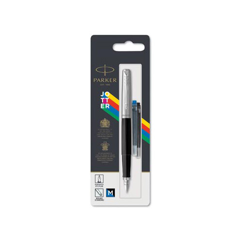 Parker Parker Jotter Originals vulpen, zwart, op blister