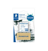 Staedtler Staedtler gum, kneedgum en speciale gum, blister van 2 stuks