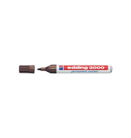 Edding Edding permanent marker 3000 donkerbruin