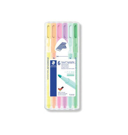 Staedtler Staedtler Triplus Textsurfer, opstelbare box van 6 kleuren