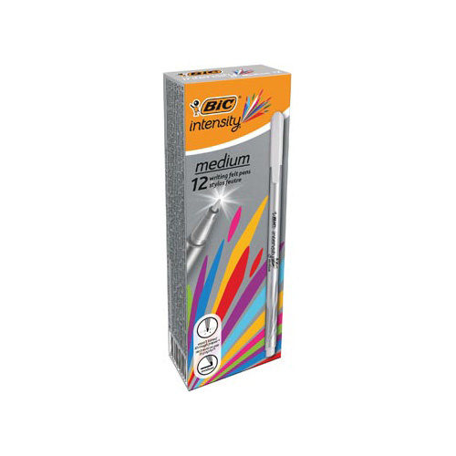 Bic Bic fineliner Intensity, medium, grijs [12st]