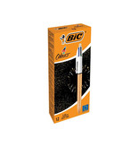 Bic Bic Colours Frozen 4-kleurenbalpen, medium, klassieke inktkleuren, doos van 12 stuks