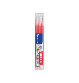 Pilot Pilot vulling voor Frixion Ball en Frixion ball clicker koraal roze, doosje met 3 stuks
