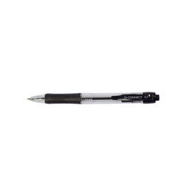 Q-CONNECT Q-CONNECT balpen, retractable, 0,7 mm, medium punt, zwart