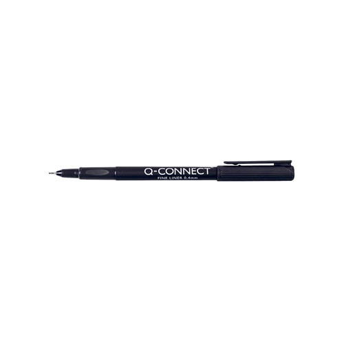 Q-CONNECT Q-CONNECT fineliner, 0,4 mm, zwart