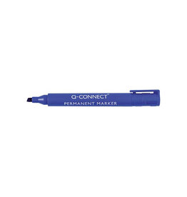 Q-CONNECT Q-Connect permanente marker, schuine punt, blauw