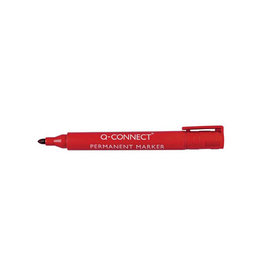Q-CONNECT Q-CONNECT permanente marker, 2-3 mm, ronde punt, rood