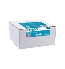 Dymo Dymo 45013 D1 tape 12 mm, zwart op wit, pak van 10 stuks