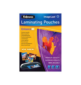 Fellowes lamineerhoezen Enhance80 ft A3, 160 micron (2 x 80 micron), glanzend, pak van 25 stuks