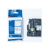 Brother Brother TZe stoffen lint voor P-Touch 12 mm, zwart op wit