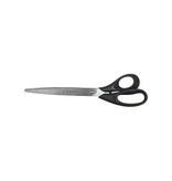 Q-CONNECT Q-CONNECT schaar, ft 25,5 cm, rechts, ronde punt, RVS, zwart, blister van 1 stuk
