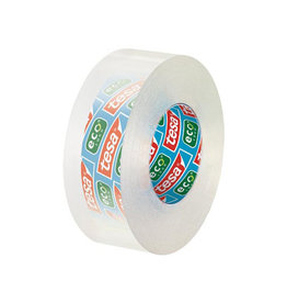 Tesa Tesafilm eco & clear ecoLogo, ft 19 mm x 33 m, toren van 8 rolletjes
