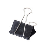 Maul MAUL papierklem foldback 25mm blister 12 zwart
