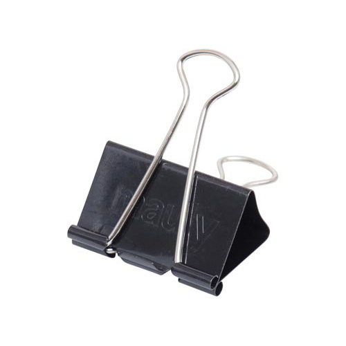 Maul MAUL papierklem foldback 50mm blister 6 zwart