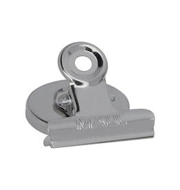 Maul MAUL papierklem bulldogclip magnetisch 40mm blister 2 verchroomd