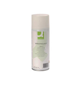Q-CONNECT Q-CONNECT Quick Mount spray, niet permanent, spuitbus van 400 ml