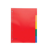 Pergamy Pergamy tabbladen, A4, 23-gaatsperforatie, 5 tabs