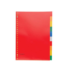 Pergamy Pergamy Tabblad A4 23G Ass 10T [1st]