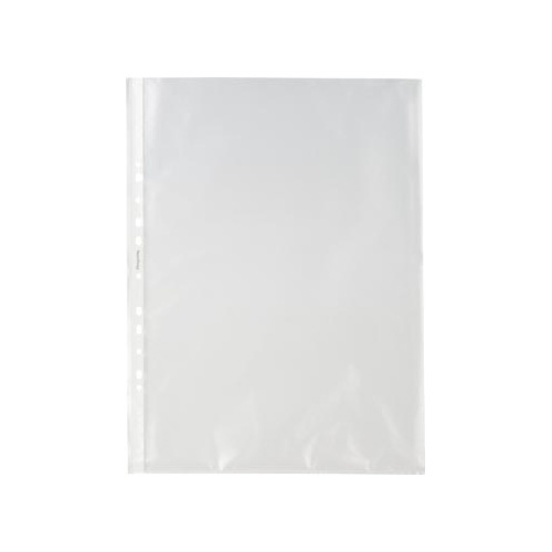 Pergamy Pergamy geperforeerde showtas, ft A3 portret, 11-gaatsperforatie, gekorrelde PP, pak van 100 stuks