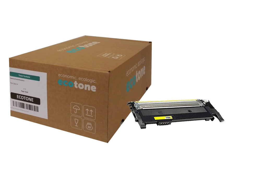 Ecotone Ecotone toner (replaces HP 117A W2072A) yellow 1000p OC