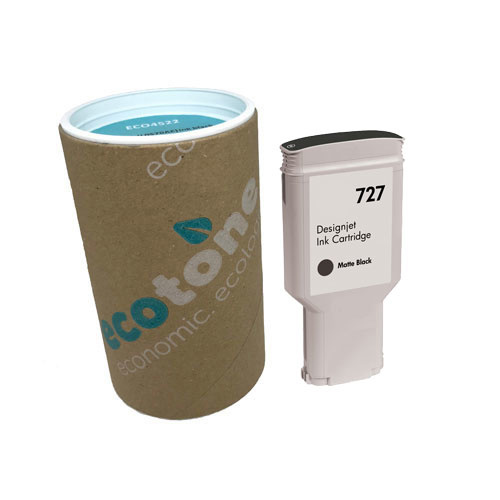 Ecotone Ecotone ink (replaces HP 727 B3P22A) matte black 130ml DK
