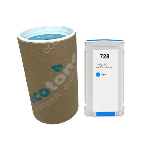 Ecotone Ecotone ink (replaces HP 728 F9K17A) cyan 300ml DK