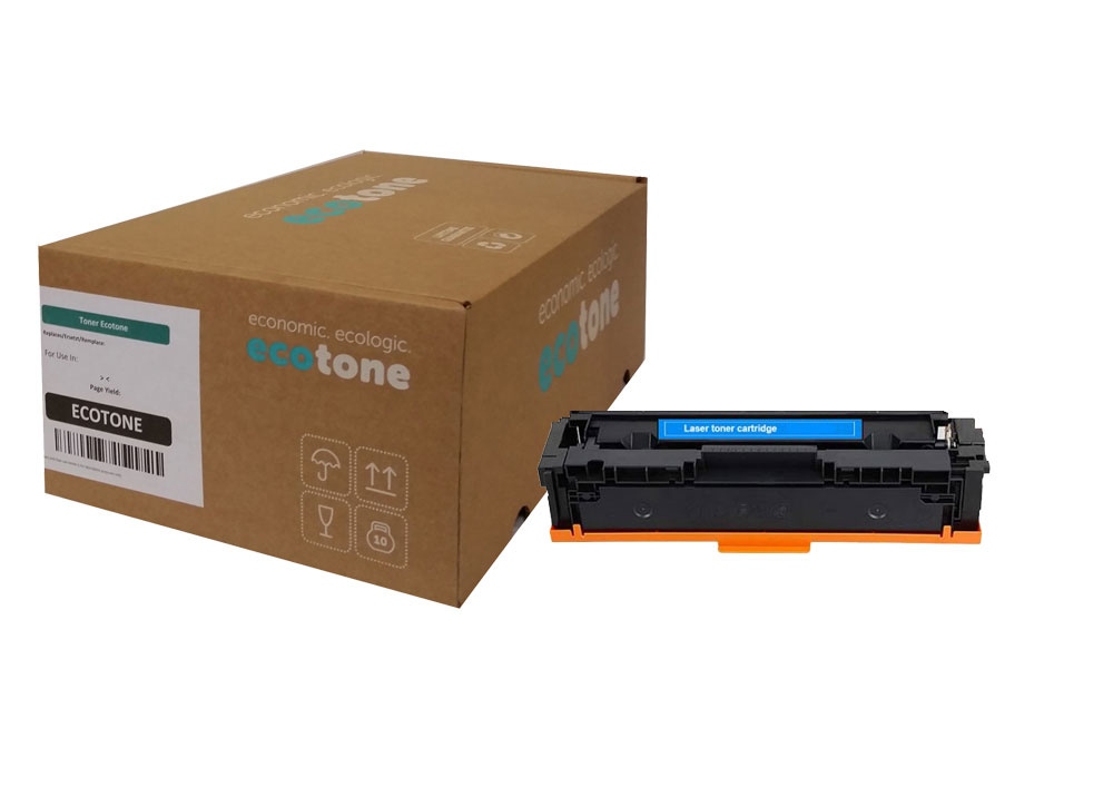 Ecotone Ecotone toner (replaces HP 207A W2211A) cyan 1250p OC