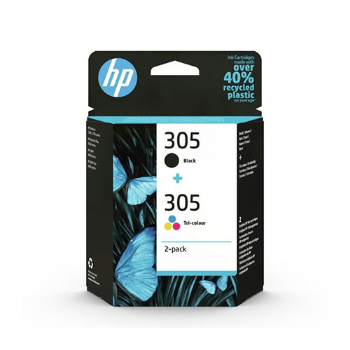 HP HP 305 (6ZD17AE) ink clr 3x100 + bk 1x120 pages (original)