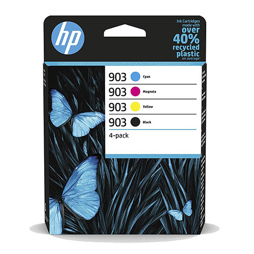 HP HP 903 (6ZC73AE) ink clr 3x315 + bk 1x300 pages (original)