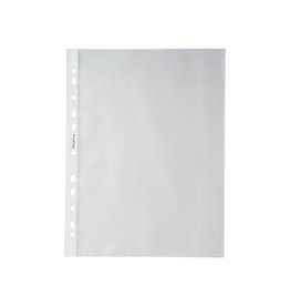 Pergamy Pergamy geperforeerde showtas, ft A4, 11-gaatsperforatie, gekorrelde PP van 60 micron, pak van 100 stuks