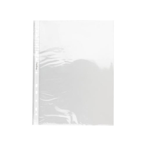 Pergamy Pergamy geperforeerde showtas, ft A4, 11-gaatsperforatie, glasheldere PP van 60 micron, pak van 100 stuks