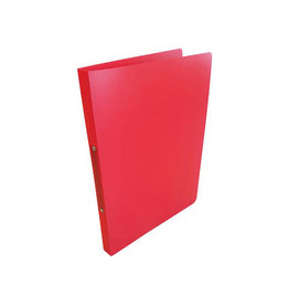 Alpha ringmap, voor ft A4, uit PP, 2 ringen van 16 mm, rood