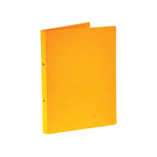 Bronyl Bronyl ringmap, voor ft A4, uit glanskarton, 2 ringen van 16 mm, geel