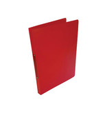 Alpha ringmap, voor ft A4, uit PP, 2 ringen van 16 mm, transparant rood