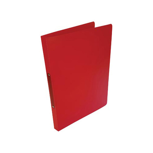Alpha ringmap, voor ft A4, uit PP, 2 ringen van 16 mm, transparant rood