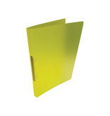 Alpha ringmap, voor ft A4, uit PP, 2 ringen van 16 mm, transparant geel