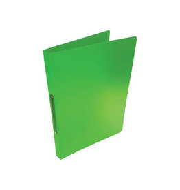 Alpha ringmap, voor ft A4, uit PP, 2 ringen van 16 mm, transparant groen