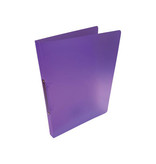 Alpha ringmap, voor ft A4, uit PP, 2 ringen van 16 mm, transparant paars