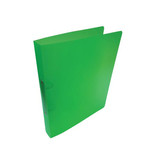 Alpha ringmap, voor ft A4, uit PP, 2 ringen van 25 mm, transparant groen