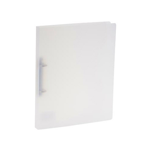 Bronyl Bronyl ringmap, voor ft A4, uit PP, 2 D-ringen van 15 mm, transparant wit